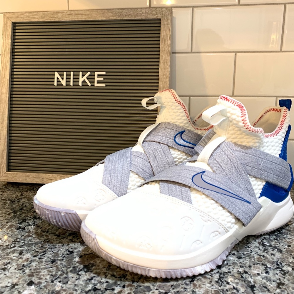 Nike Mens Lebron Soldier XII 12 Summit White - Picture 1 of 5